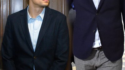 Blady i wystraszony Jarosław Bieniuk w SĄDZIE (ZDJĘCIA)