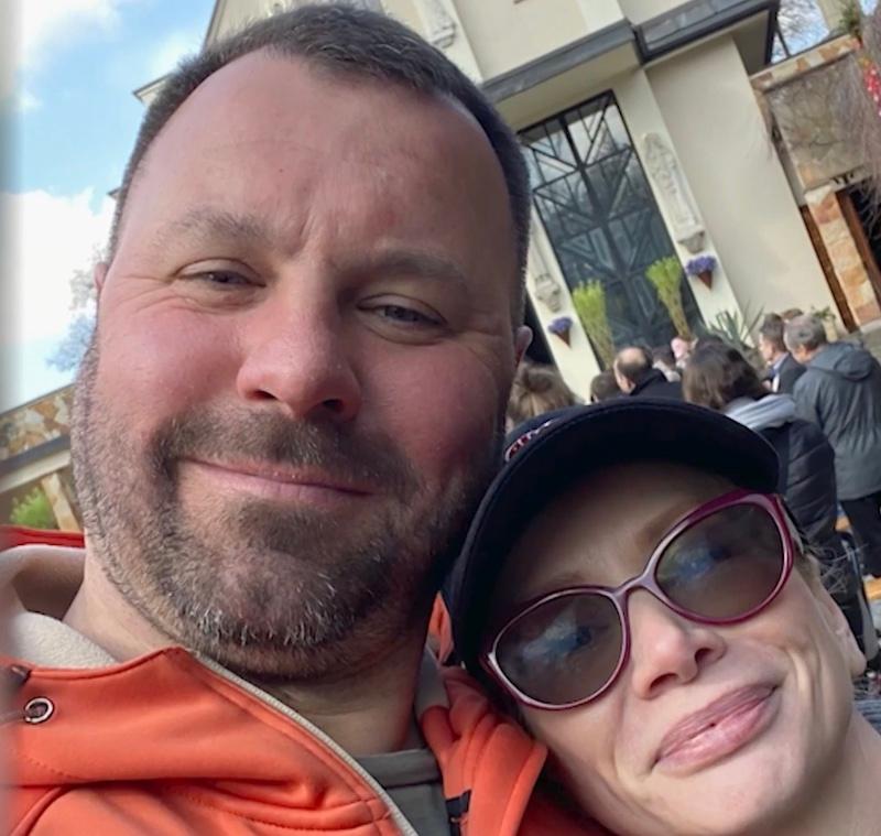 Ewa Gawryluk z mężem Piotrem/ fot. Dzień Dobry TVN