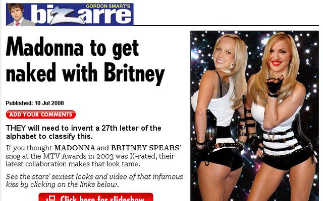 Ciało Dody dobre dla Britney i Madonny
