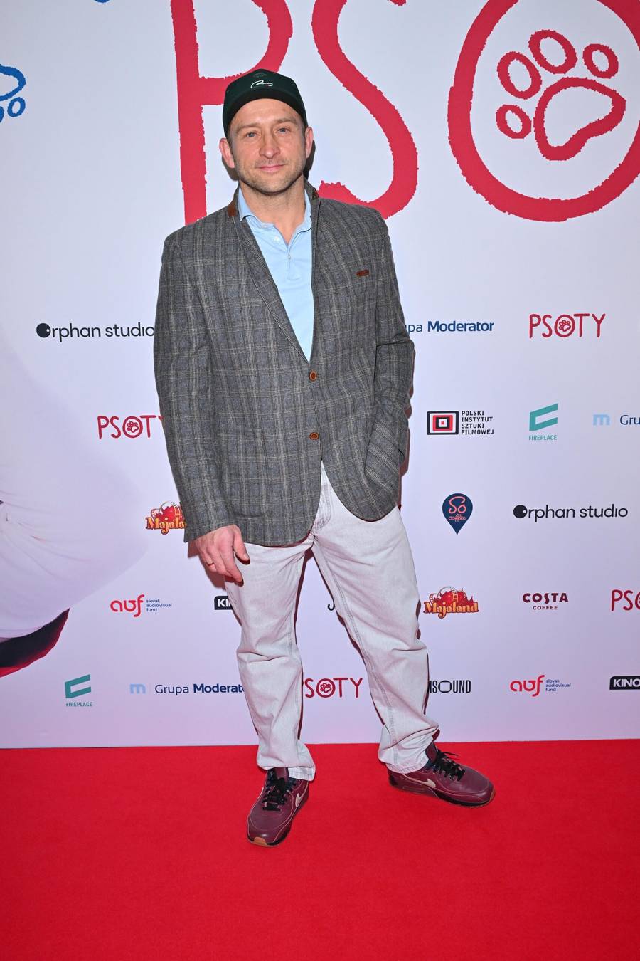 Borys Szyc na premierze "Psoty", fot. KAPiF
