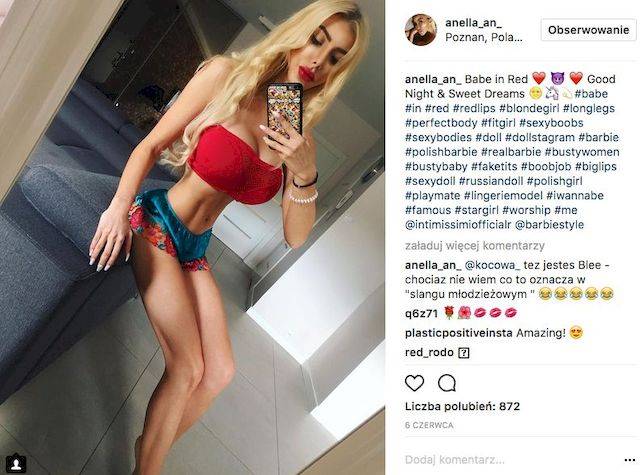 Oto Anella, polska Barbie, której usta są wielkości PONTONÓW