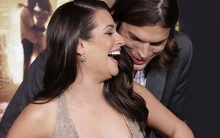 Ashton Kutcher flirtuje z Lea Michele (FOTO)