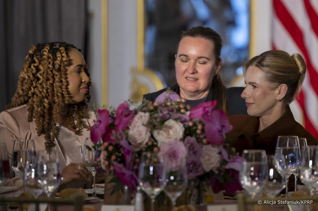 Marta Nawrocka z Melanią Trump. Spotkanie Pierwszych Dam Polski i USA fot. KPRP/Alicja Stefaniuk
