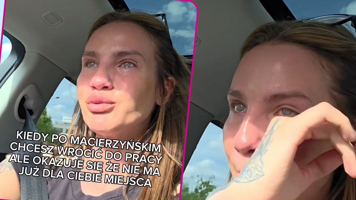 Karolina Gilon zwolniona po porodzie? Nie wytrzymała i rozpłakała się na nagraniu