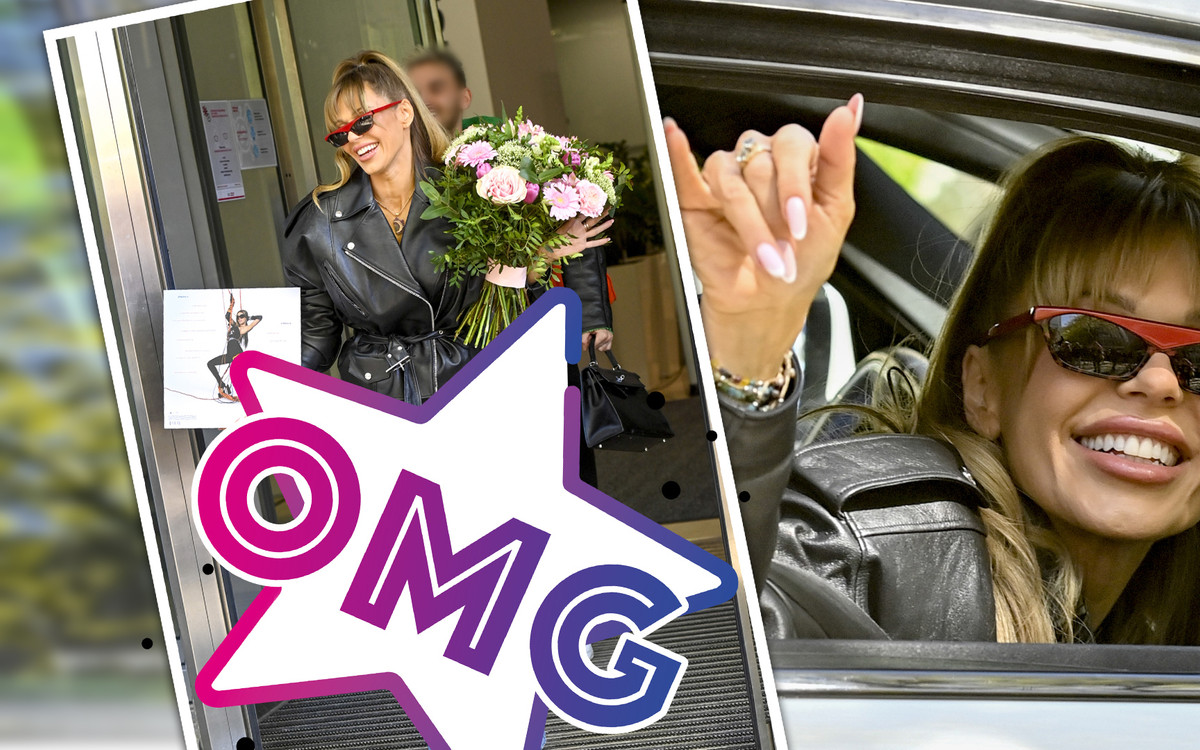 Wolna od bana Doda zmierza do studia TVN w skąpych szortach i jeanso-butach (ZDJĘCIA)