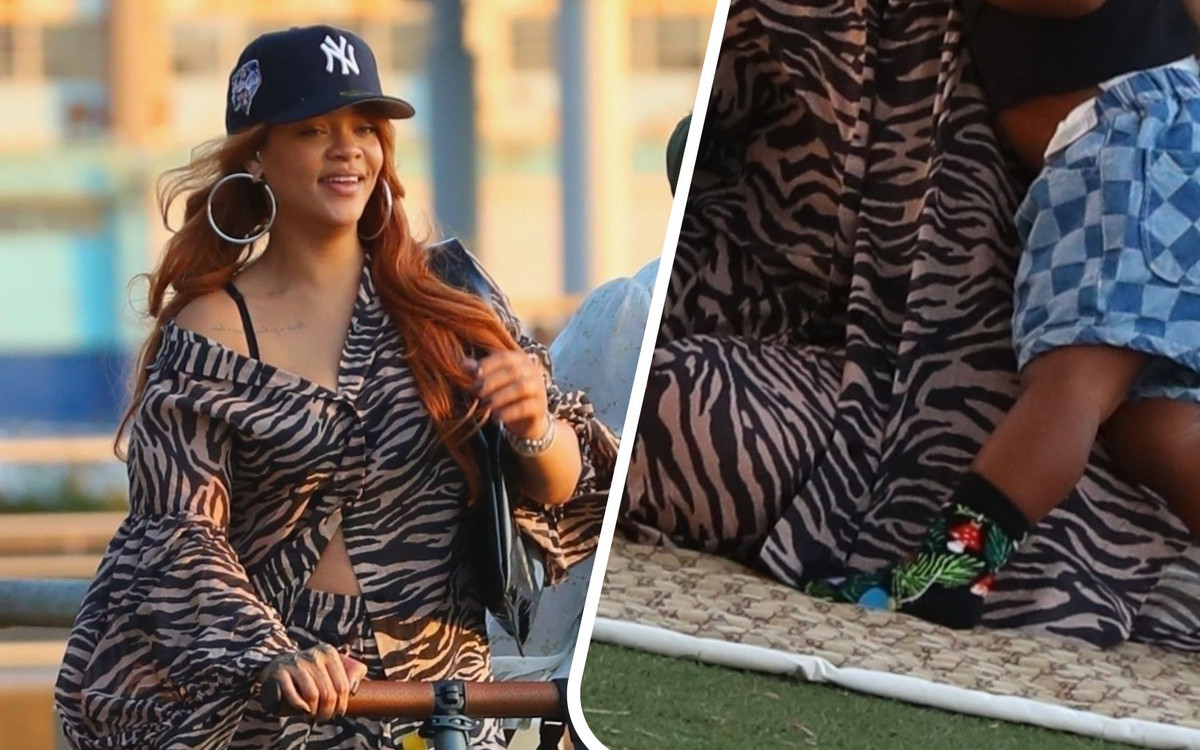 To najsłodsze, co dziś zobaczysz… Rihanna z maluchami na placu zabaw