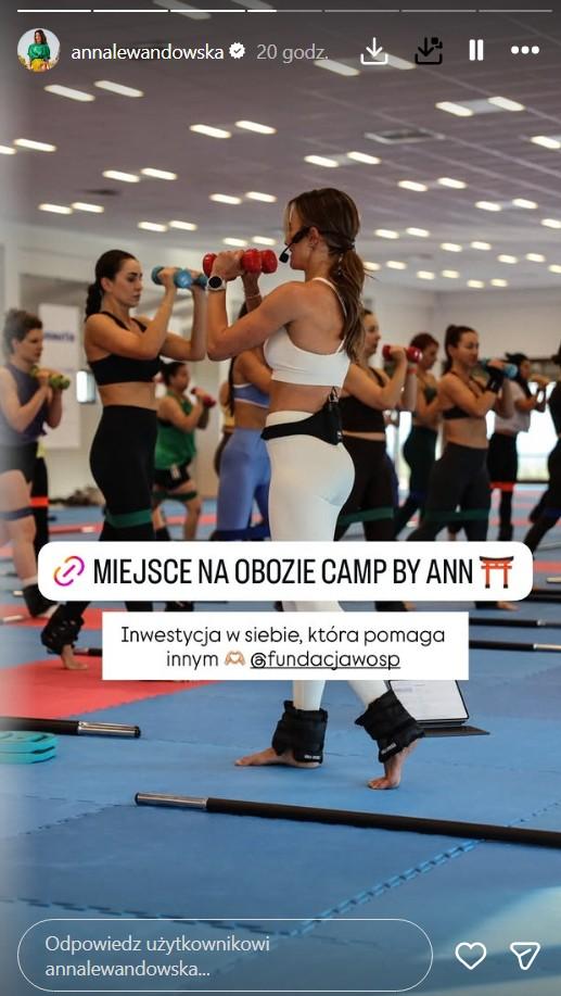 Anna Lewandowska zaangażowała się w licytację WOŚP, fot. Instagram