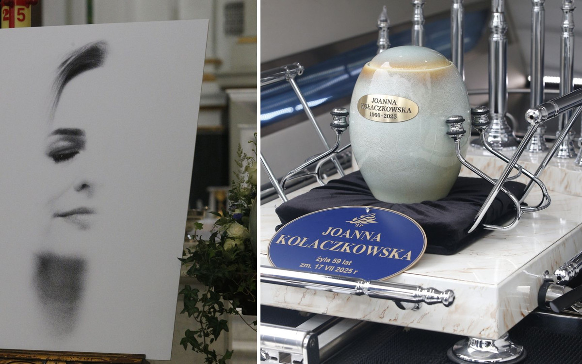 Poruszający gest na pogrzebie Kołaczkowskiej. Napis na szarfie wyciska z oczu łzy