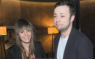 Czesław Mozil z dziewczyną na premierze (FOTO)