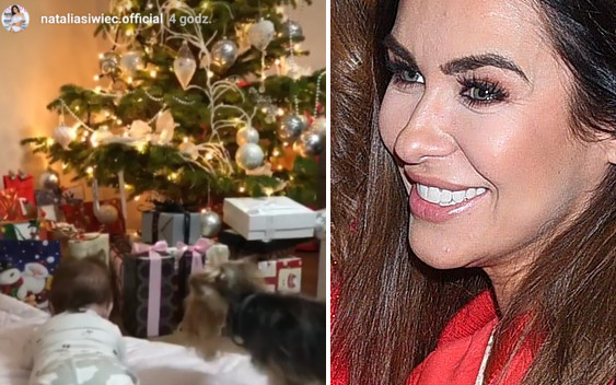 Natalia Siwiec pokazała choinkę, a pod nią małą Mię (Instagram)