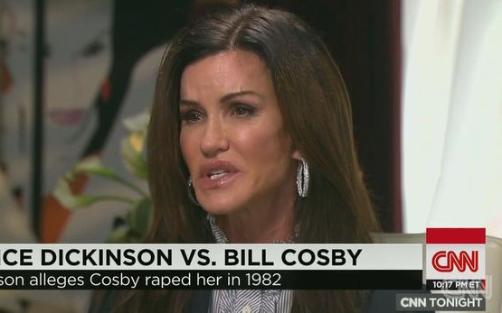 Dickinson: On jest świnią, potworem, zgwałcił mnie!