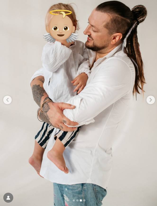 Aleksander Baron z synem/Instagram/alekbaron/fot. natalia.npa