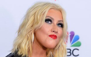 Christna Aguilera upiła się na świątecznym party