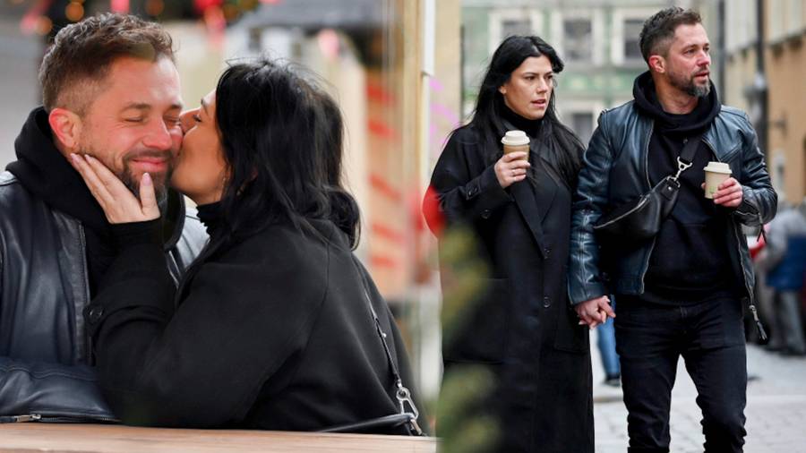 Misha Kostrzewski wybrał się z ukochaną na jarmark. Nie brakowało buziaczków