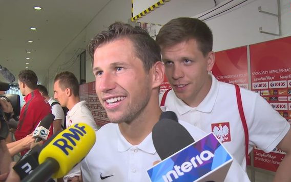 Wojciech Szczęsny robi sobie żarty w czasie wywiadu [VIDEO]