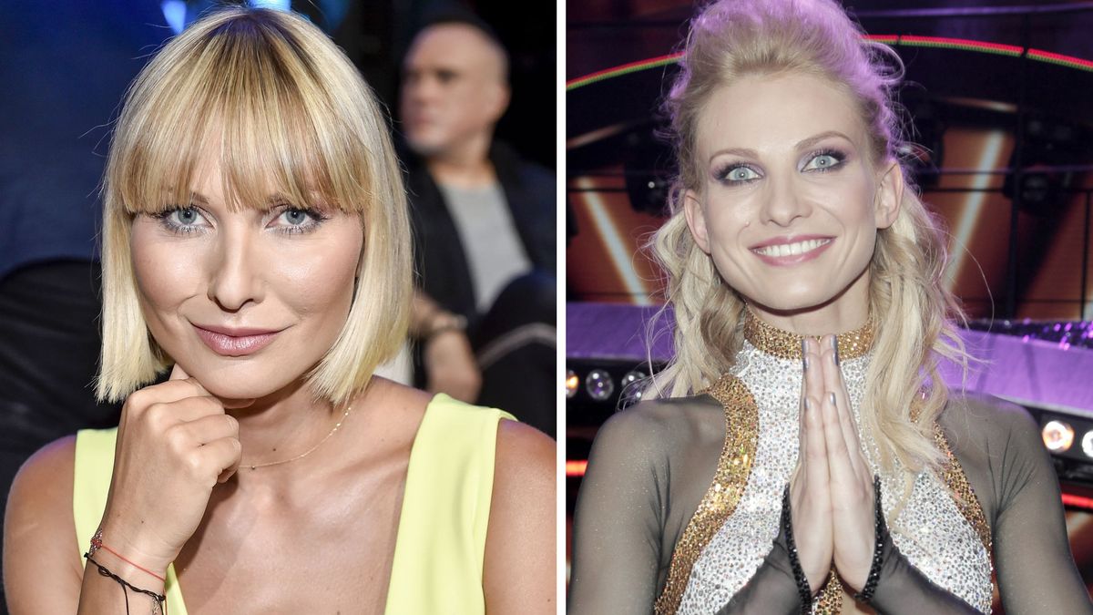 Joanna Moro nago w ciąży