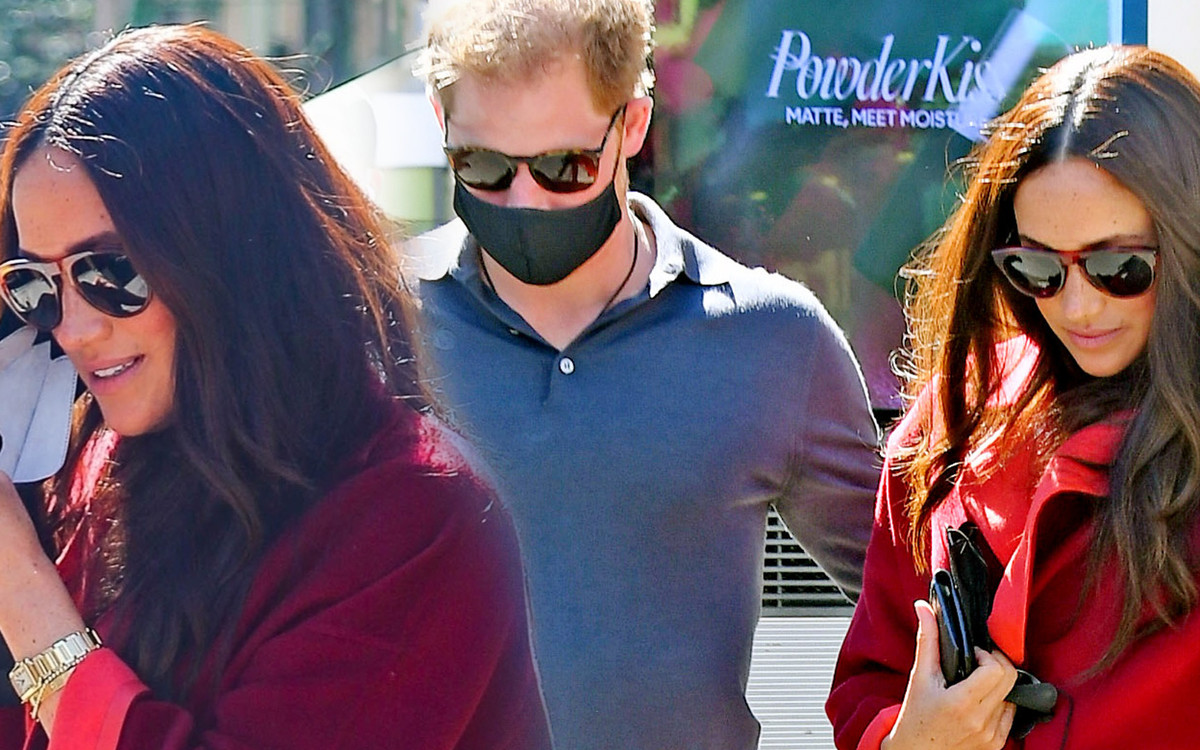 Meghan Markle w czerwonym total looku – na takie stroje nie mogła sobie pozwolić jako księżna (ZDJĘCIA)