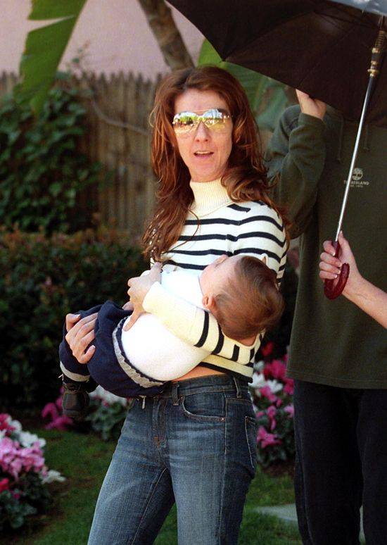 Celine Dion na starszych zdjęciach