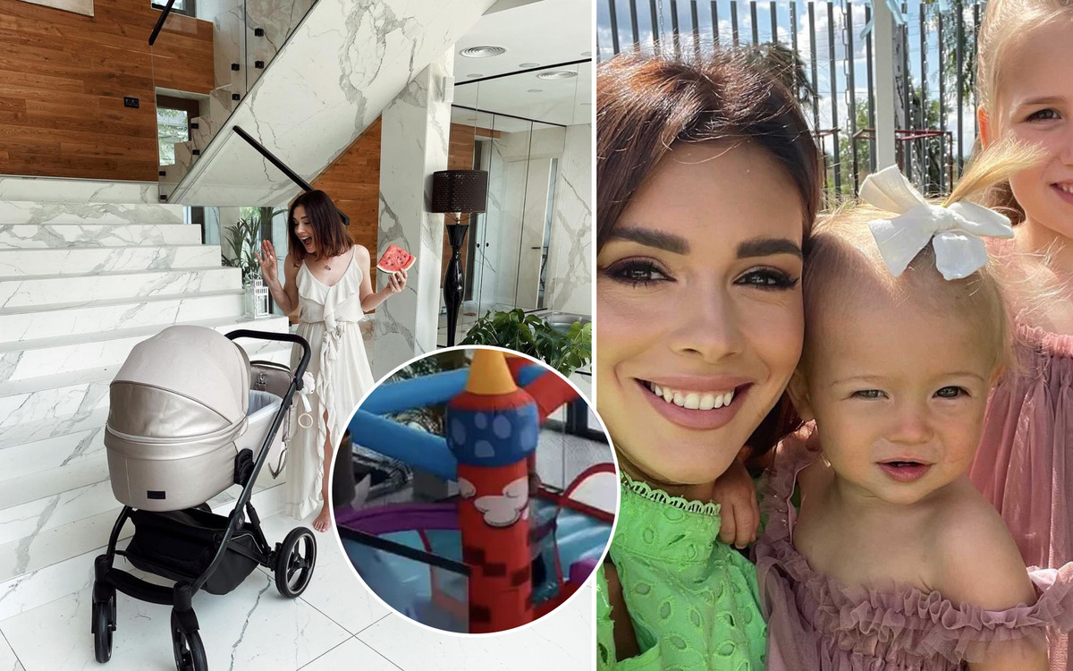 Klaudia Halejcio zwariowała! Postawiła w salonie ogromny DMUCHANY ZAMEK (FOTO)