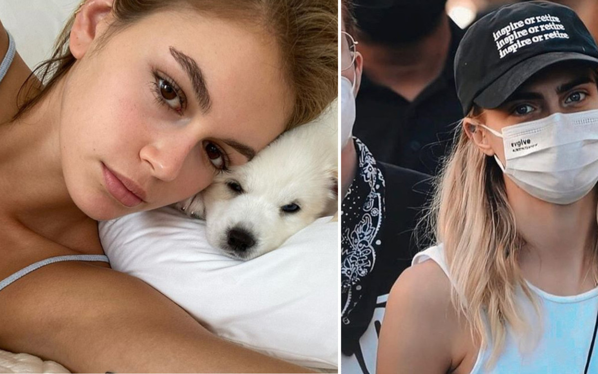 Kaia Gerber i Cara Delevigne maja PASUJĄCE TATUAŻE