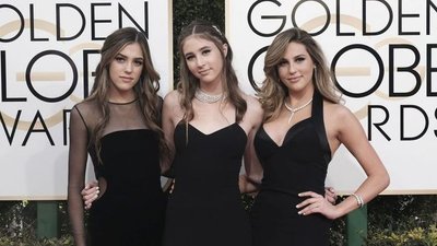 Córki Sylvestra Stallone na czerwonym dywanie podczas gali Złotych Globów (FOTO)