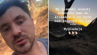 Daniel Martyniuk znowu się odpalił. “Więcej szacunku mam do ślimaków!”