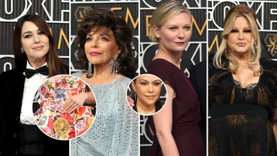 Emmy 2024: Joan Collins, Kirsten Dunst, Selea Gomez, Kourtney Kardashian i Travis Baker, Priscilla Presley