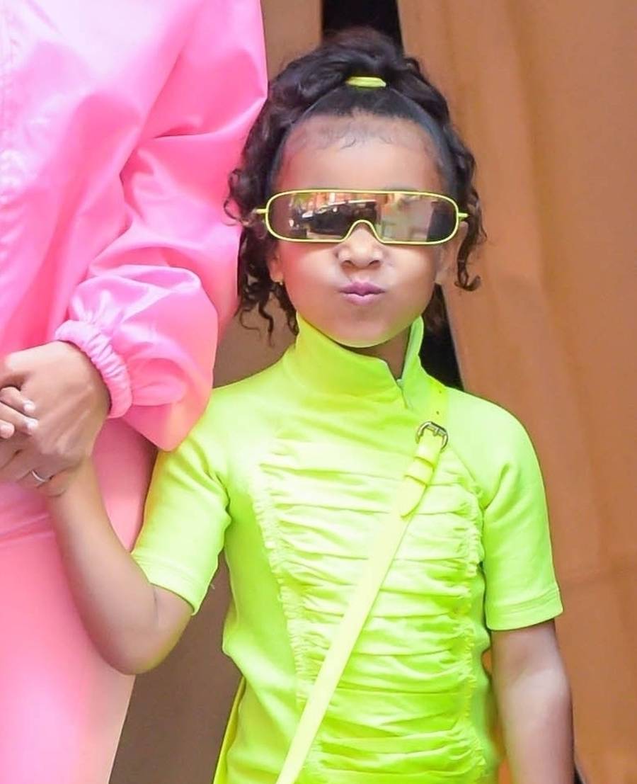 Kim Kardashian z dziećmi w Nowym Jorku