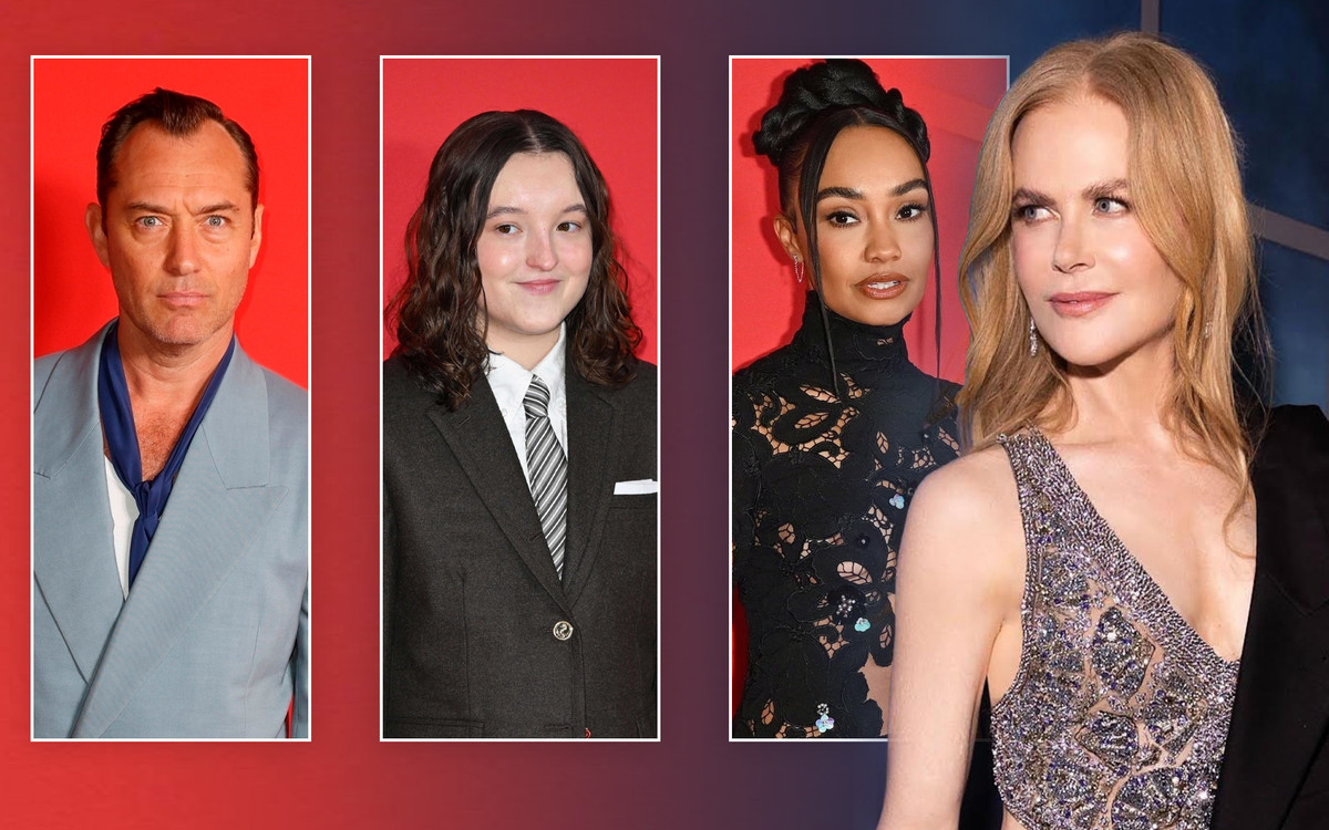 Brytyjska edycja gali GQ Mężczyźni Roku 2024: Nicole Kidman wtopiła się w ściankę, Jude Law w za dużych spodniach, Bella Ramsey