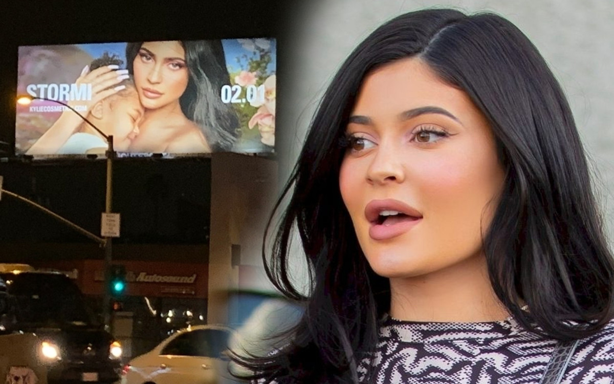 Kylie Jenner wykupiła BILLBOARD urodzinowy dla córeczki Stormi (ZDJĘCIA)