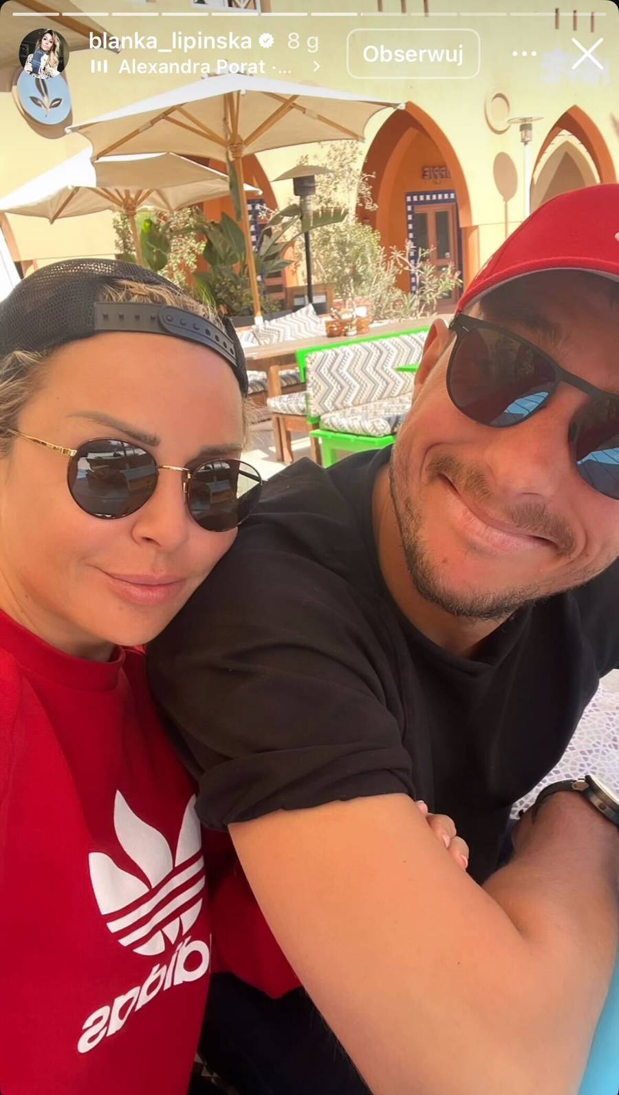 Paweł Baryła, Blanka Lipińska, fot. Instagram.