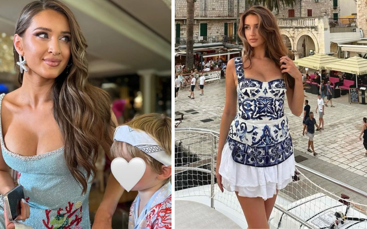 Patrycja Tuchlińska pozuje z córeczką. Niedawno została po raz drugi mamą