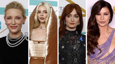 Śmietanka gwiazd na BAFTA 2023: Księżna Kate i William, Cate Blanchett, Sophie Turner, Anya Taylor-Joy, Catherina Zeta-Jones, Colin Farrell