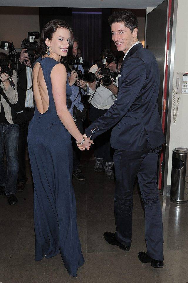 Zakochani Anna i Robert Lewandowscy