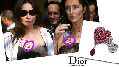 Carli Bruni zrzedła mina