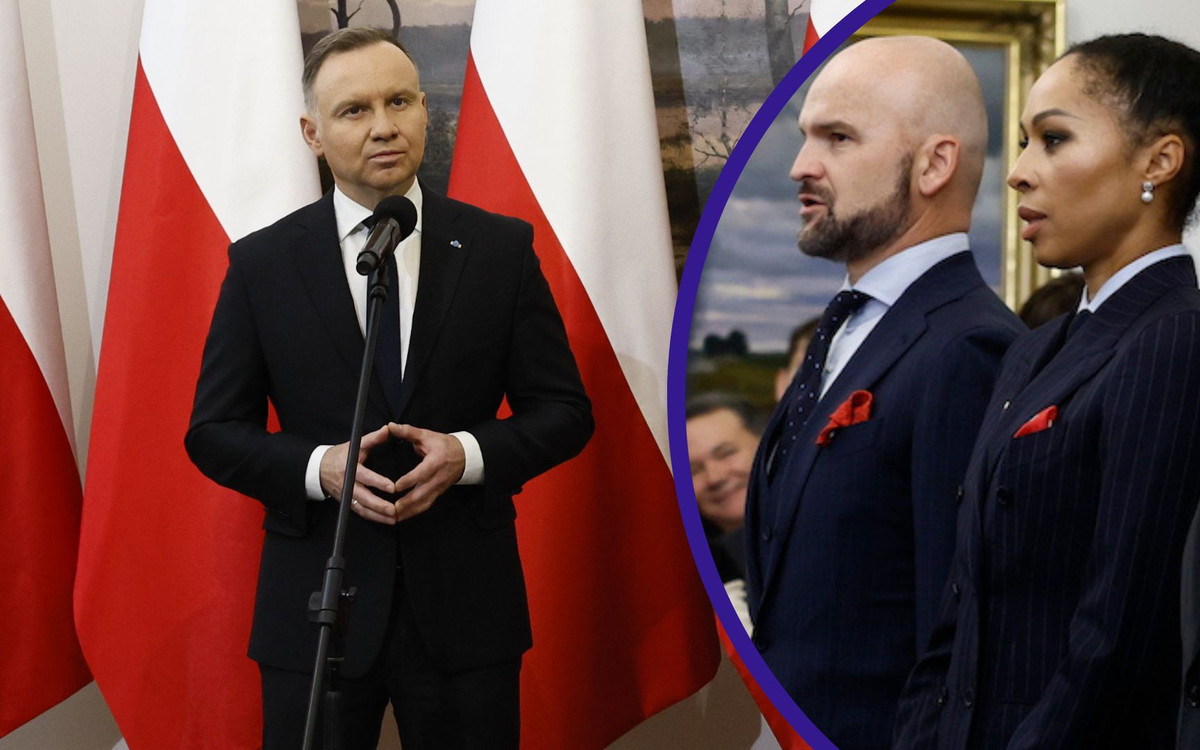 Prezydent wręczył odznaczenia Omenie Mensah i jej mężowi