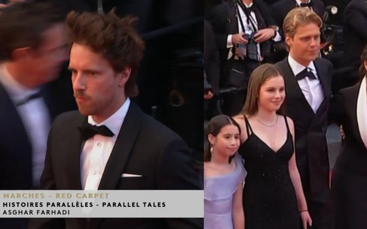 Maciej Musiał i Jakub Gierszał na czerwonym dywanie w Cannes