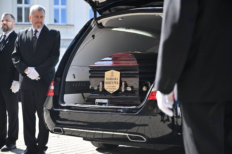Pogrzeb Barbary Skrzypek. Marta Kaczyńska, Andrzej Duda, Jarosław Kaczyński…