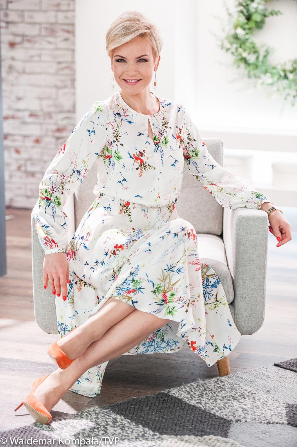 Aleksandra Kostka na planie "Pytania na Śniadanie". 