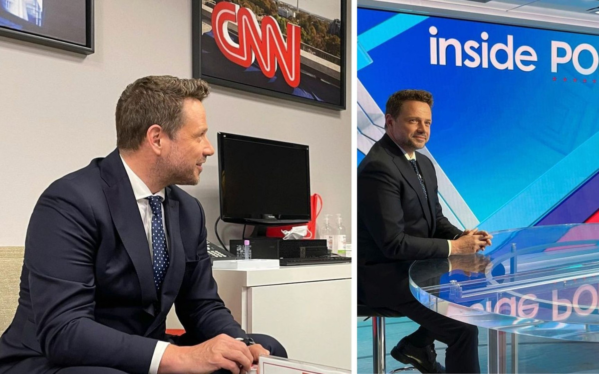 Rafał Trzaskowski pojawił się w studiu CNN. Zielińska i Młynarka pękają z DUMY