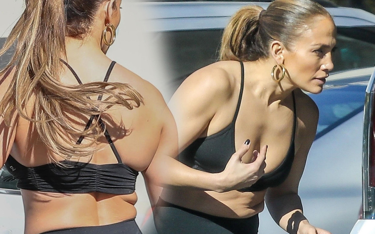 U Jennifer Lopez boczki po świętach? Gwiazda walczy o formę (ZDJĘCIA)