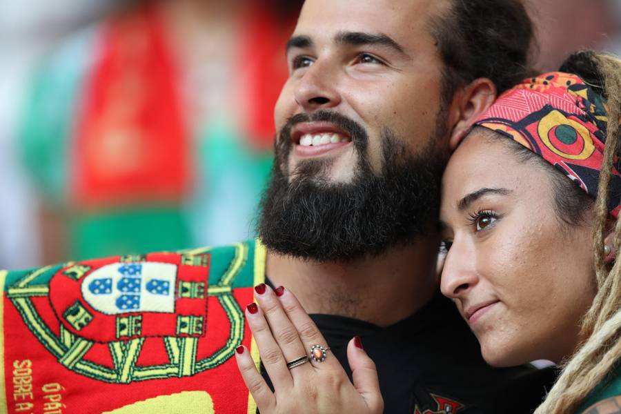 Kibice podczas meczu Polska – Portugalia