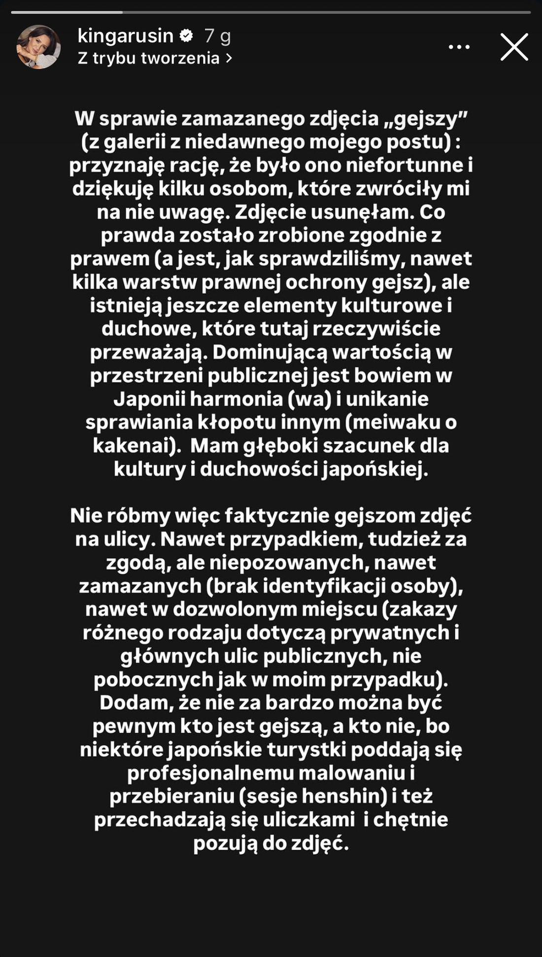 Kinga Rusin, fot. Instagram. 