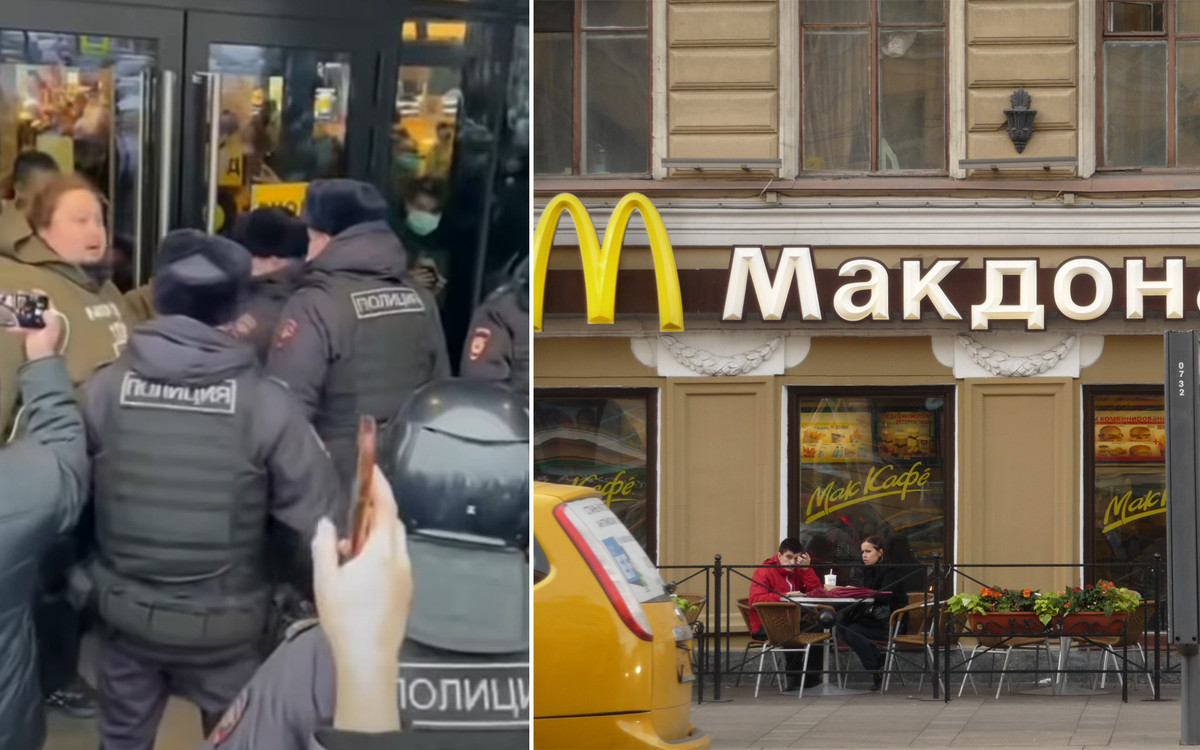 Ważący 270 KILO Rosjanin PRZYKUŁ SIĘ do drzwi McDonald’sa i nazwał zamknięcie sieci ludobójstwem!