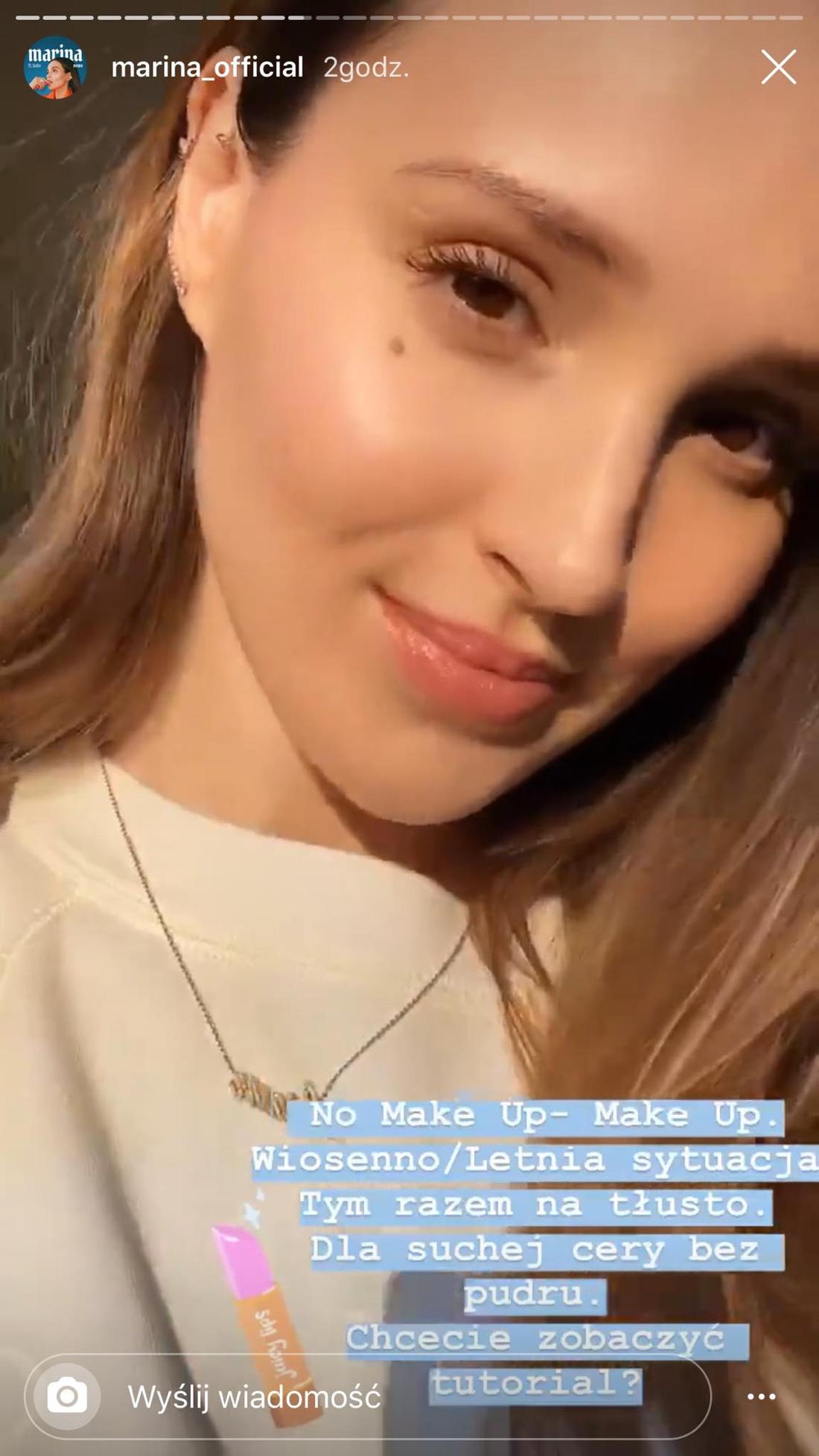 Marina pokazuje jak maluje się na co dzień. Marina Łuczenko-Szczęsna pokazuje fankom, jak zrobić delikatny makijaż inspirowany jej codziennym malowaniem.