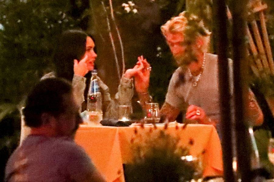 Megan Fox i Machine Gun Kelly na kolacji