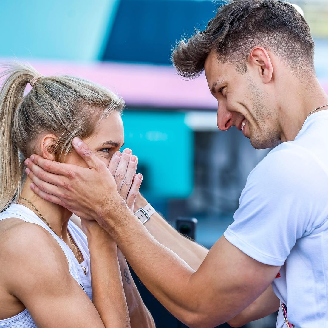 Aleksandra Mirosław z mężem Mateuszem, fot. Instagram