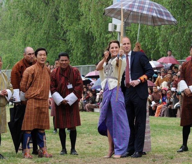 Księżna Kate i książę William w Bhutanie