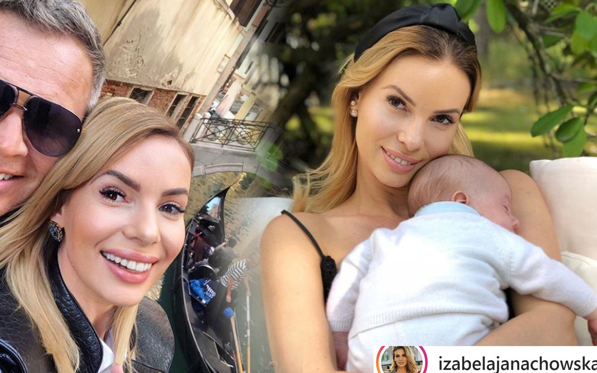 Izabela Janachowska pokazała zdjęcie z synkiem. Ma już pół roku i jest bardzo podobny do TATY!