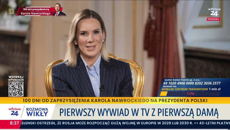 Nawrocka pokazała, jak urządziła się w Pałacu. Wszystko ujawniła przed kamerą